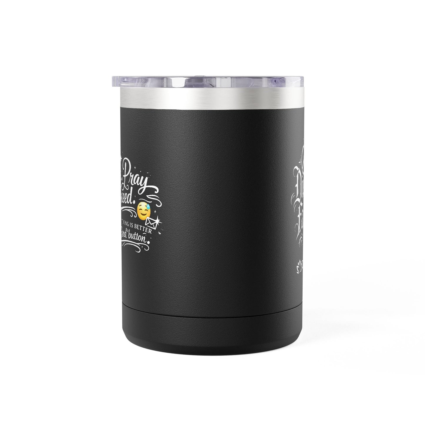 "Pause. Pray. Proceed, DF" 15oz Insulated Travel Mug