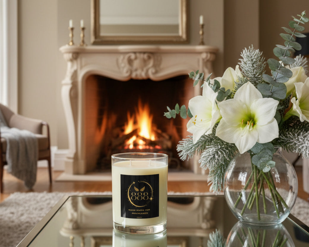 Angel 888 Make Room For Abundance - Scented Candle - Full Glass, 11oz