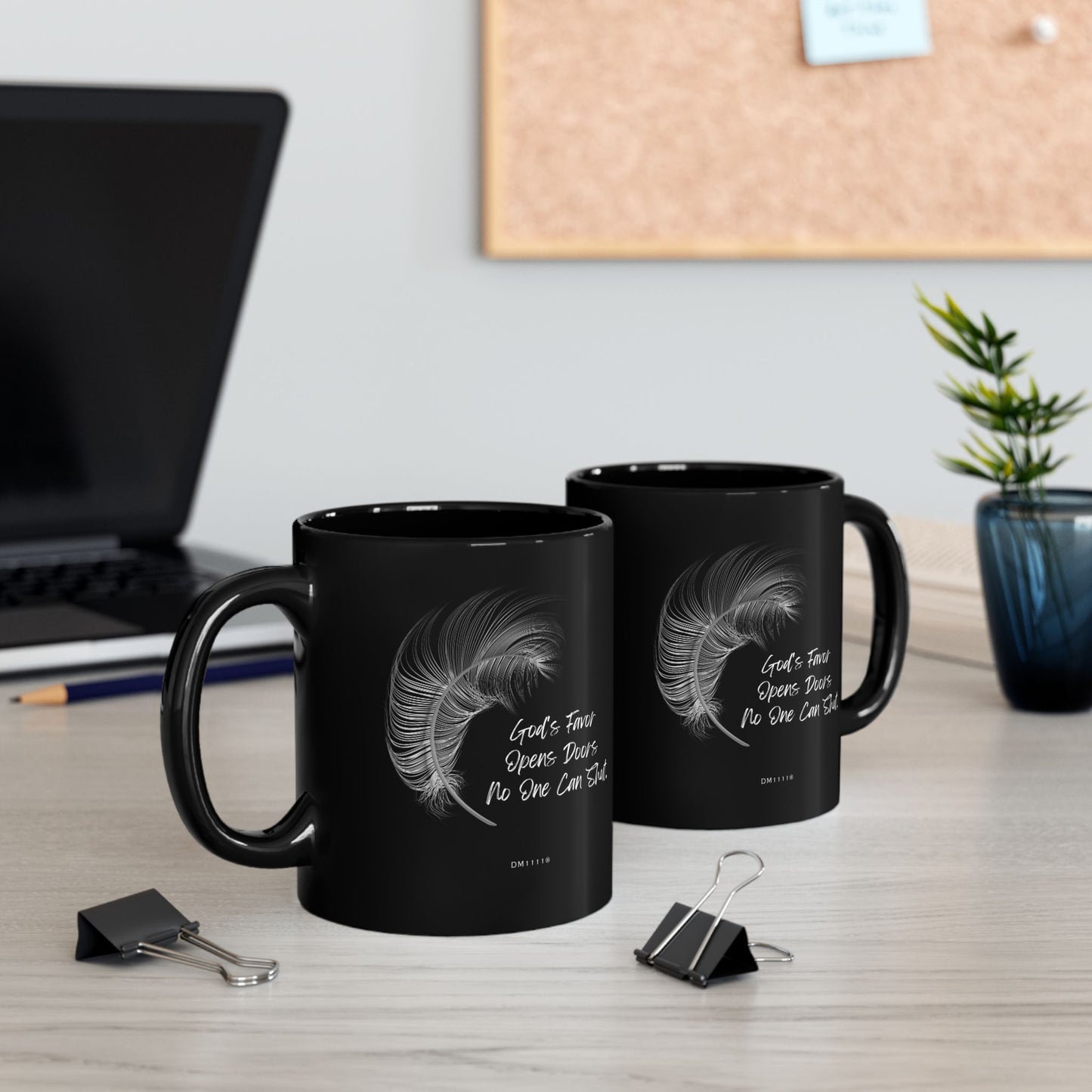 "God's Favor Opens Doors" DM1111 Divine Faith Mug (11oz, 15oz)