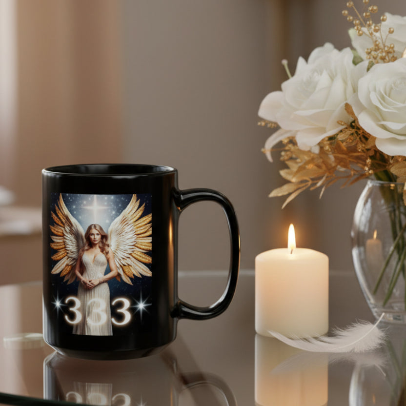 DM1111 "333" Divine Angels Mug (11oz, 15oz)