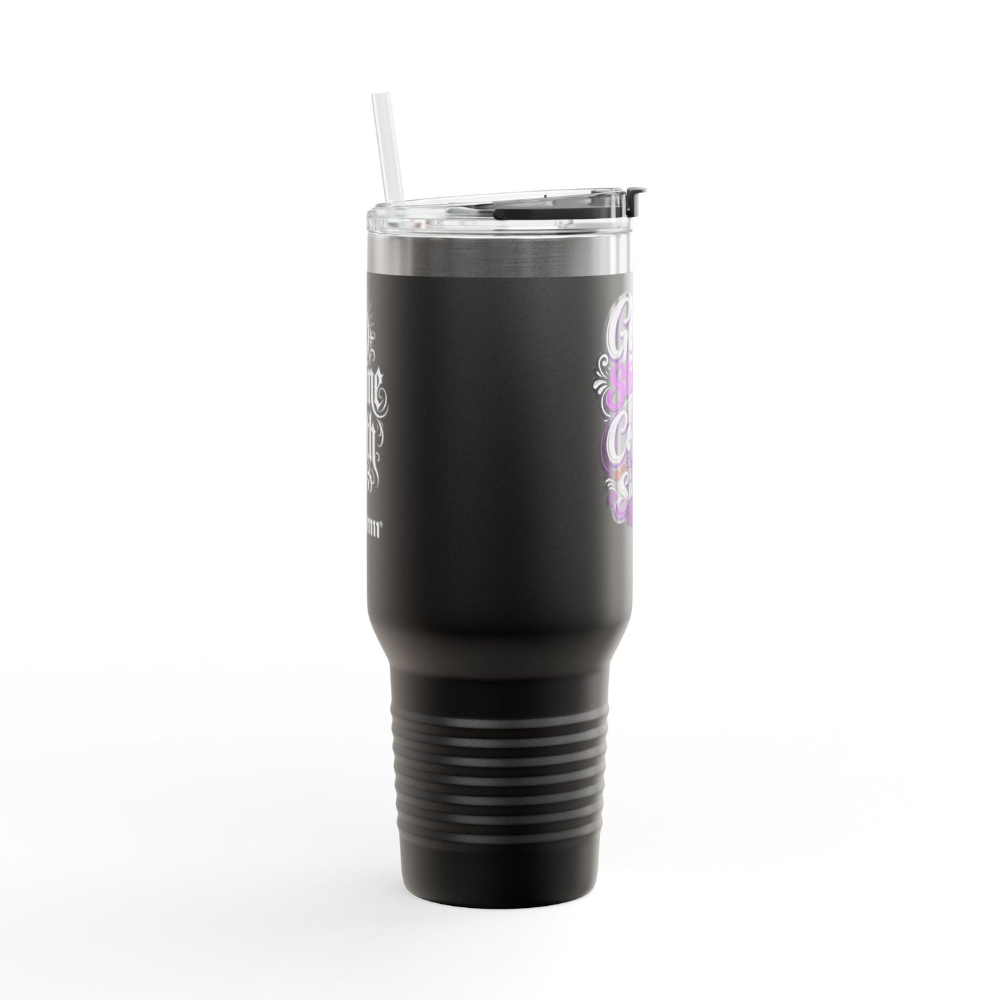 Travel Mug — "God Is My Strength" 40oz Insulated Tumbler