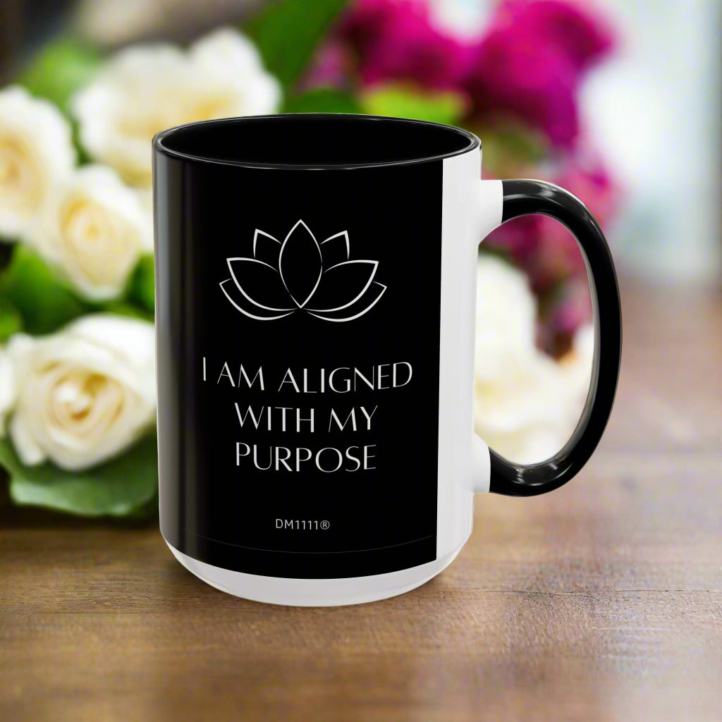 DM1111 "I Am Aligned" Accent Coffee Mug (11, 15oz)