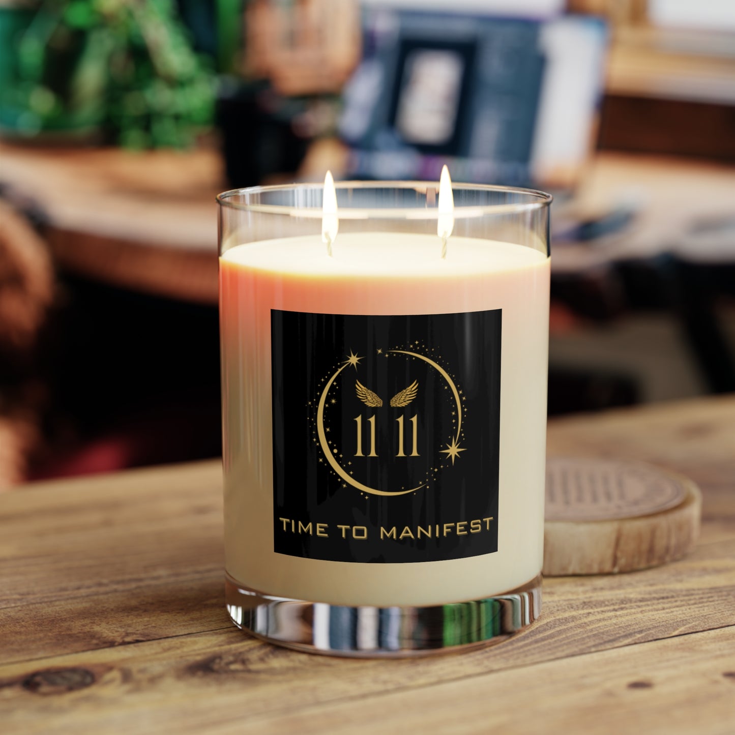 Angel 11 11 Time To Manifest - Scented Candle - Full Glass, 11oz