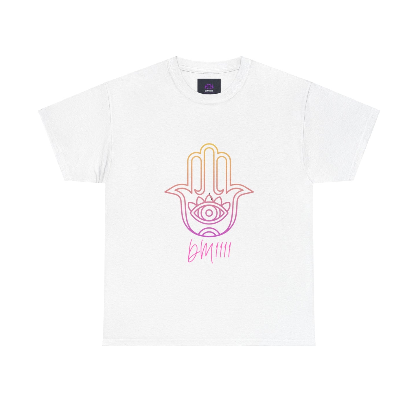 Multi Color Hamsa Hand DM1111 Unisex Heavy Cotton Tee