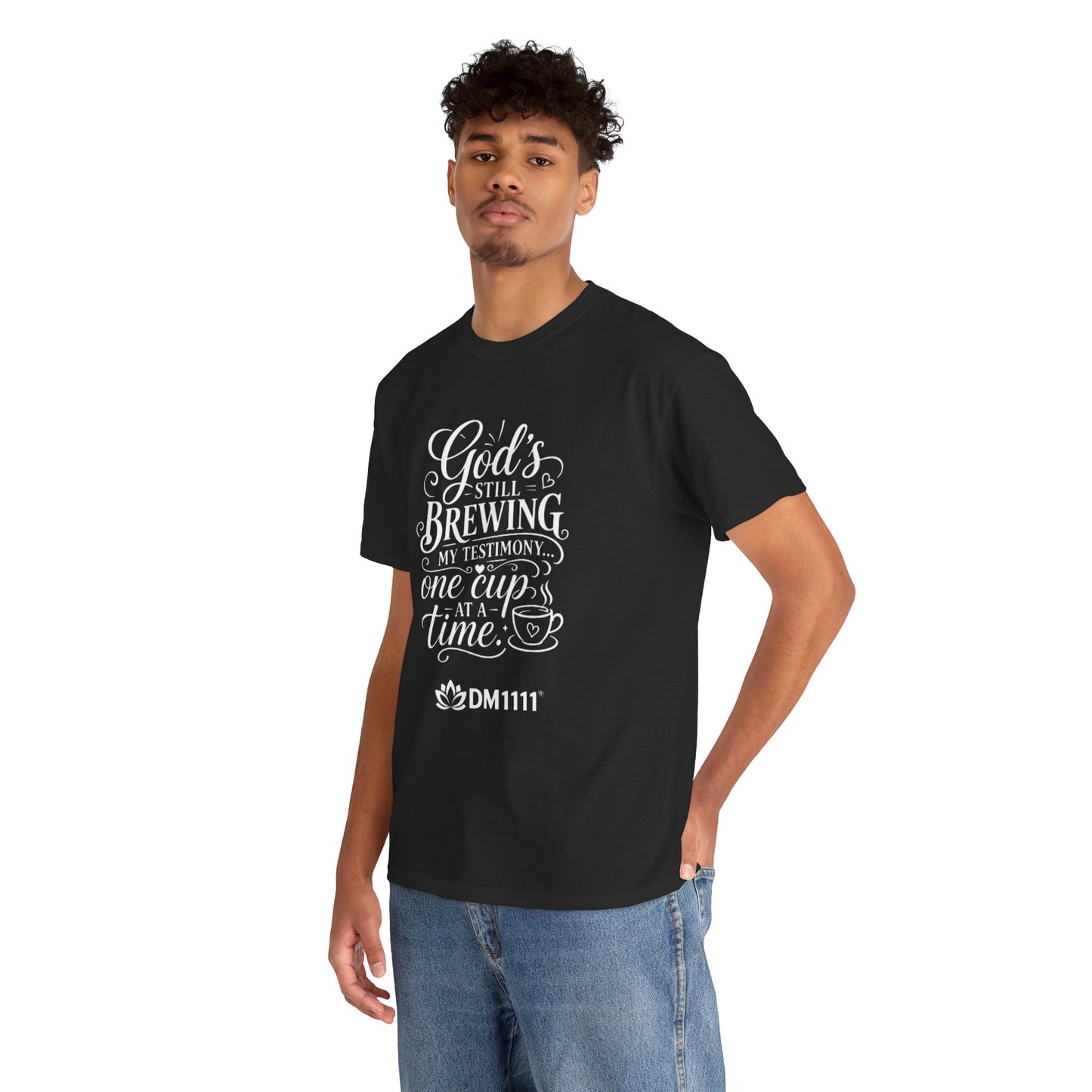 "God's Still Brewing" T-Shirt by DM1111