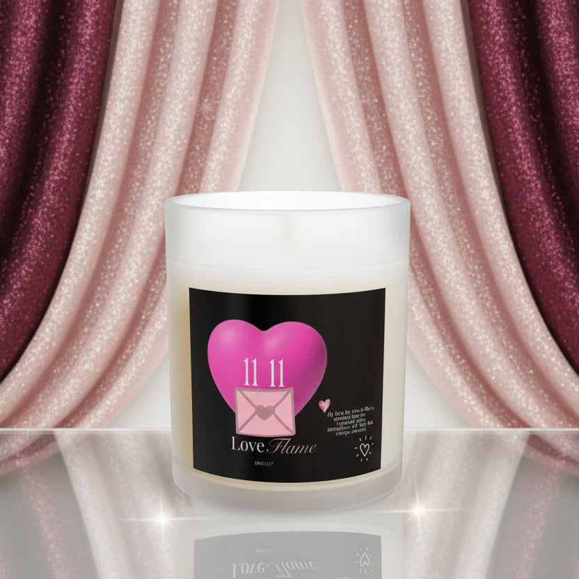 11:11 Love Flame - "Spiritual Mantra" 11oz Glass Candle