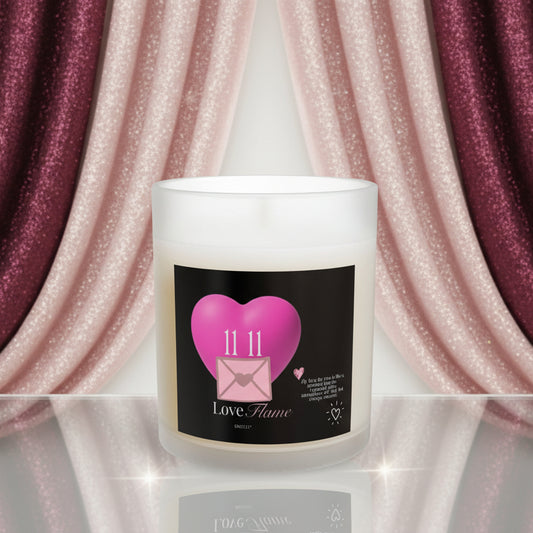 11:11 Love Flame - "Spiritual Mantra" 11oz Glass Candle