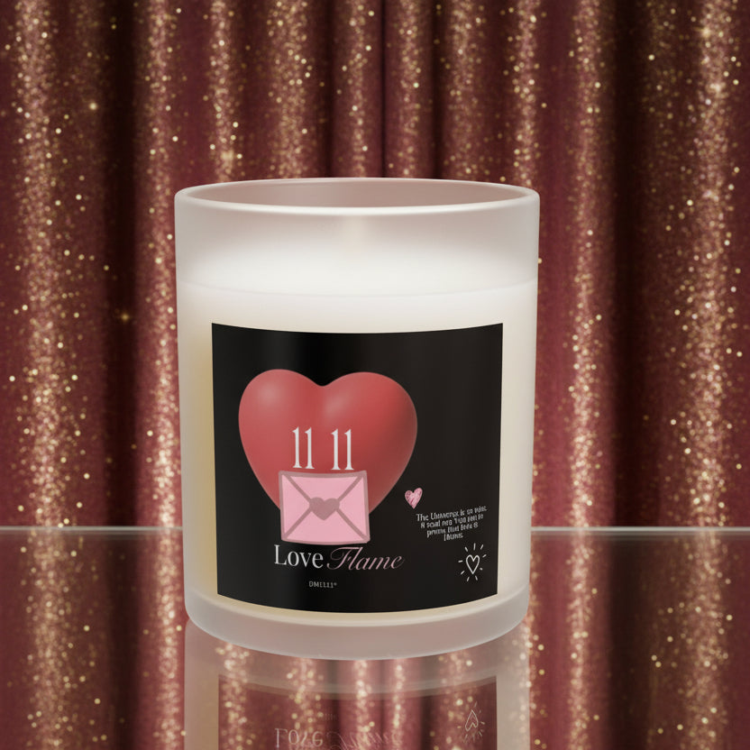 11:11 Love Flame - "Love Is Divine" 11oz Glass Candle