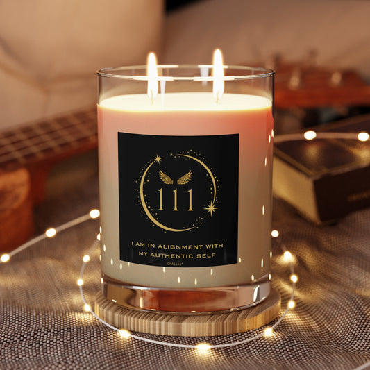Angel 111 I Am In Alignment - Scented Candle - Full Glass, 11oz