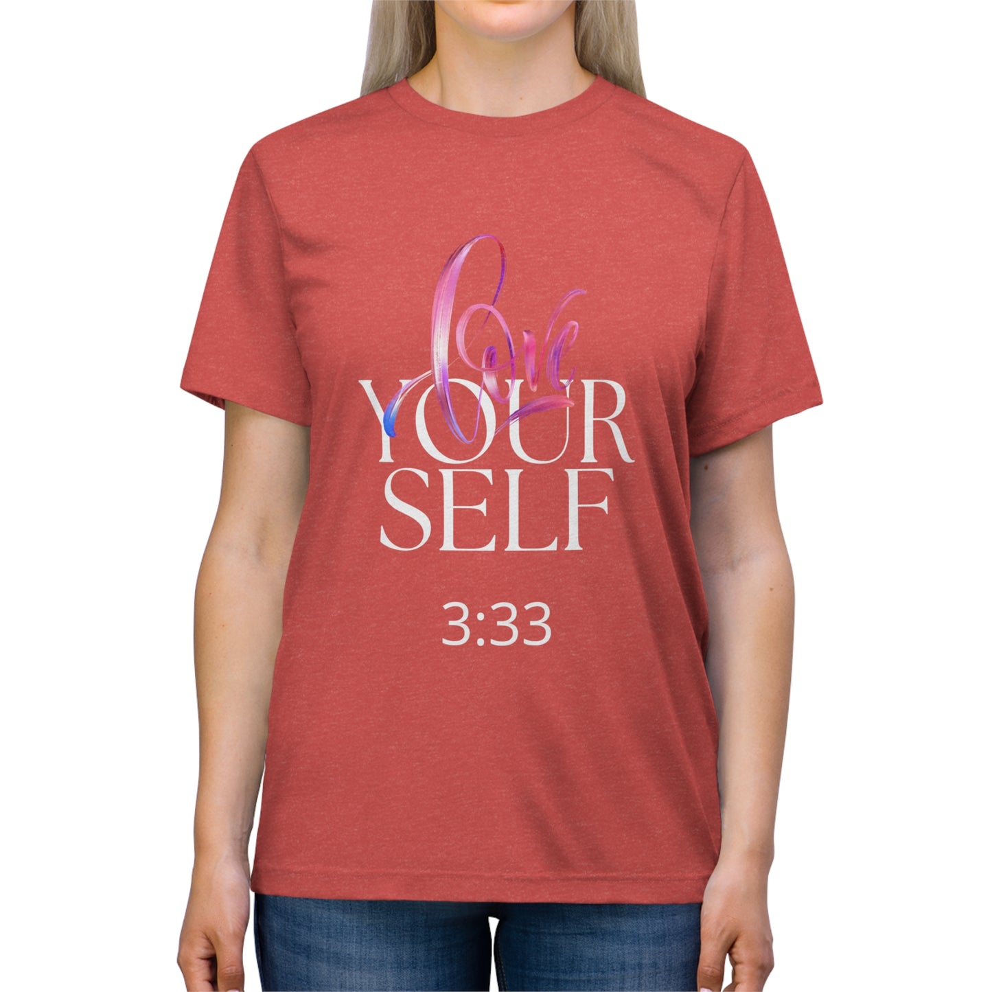 Love Your Self 333 Unisex Triblend Tee