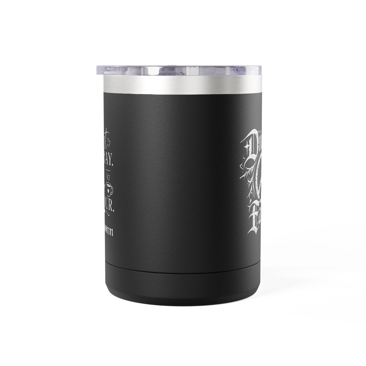 "First I Pray." 15oz Insulated Travel Mug