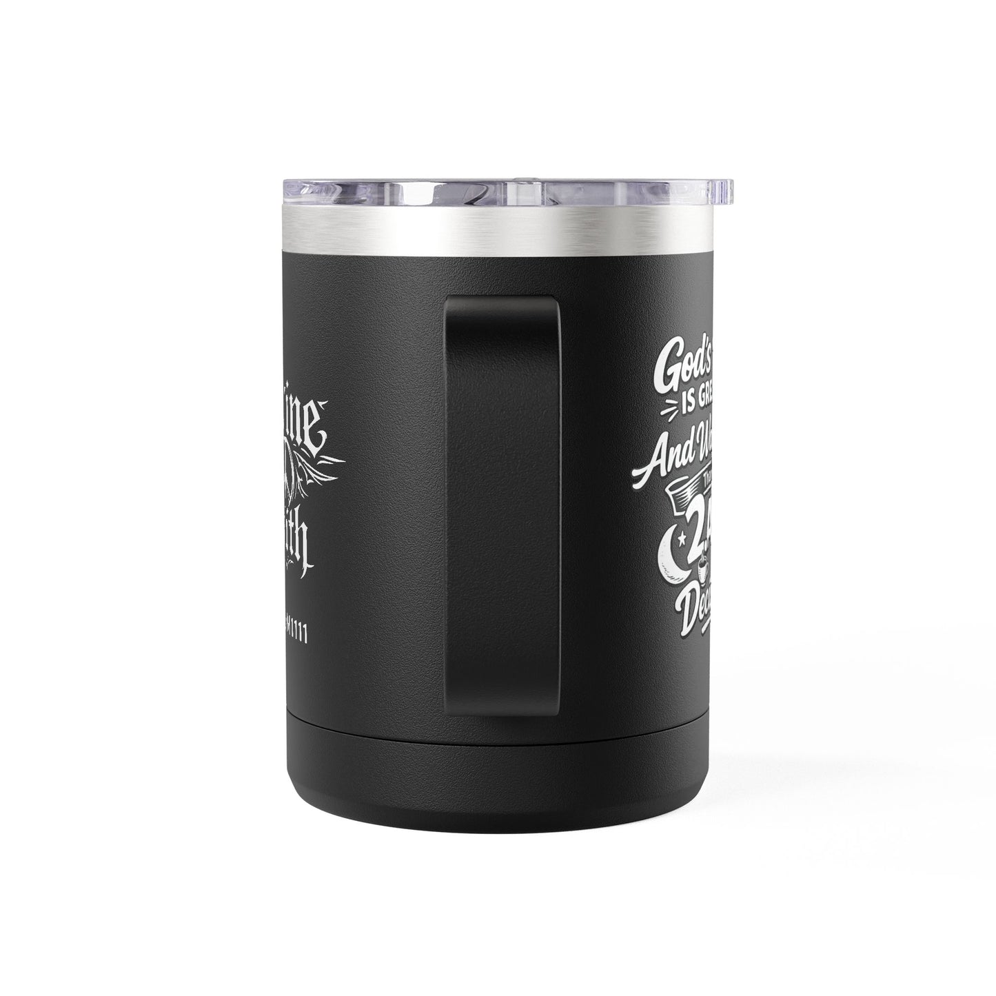 "God'sPlan Is Greater" 15oz Insulated Travel Mug