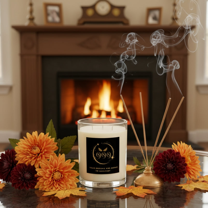 Angel 999 "Your Dreams Are About To Manifest" - Seventh Avenue Scented Candle - Full Glass, 11oz