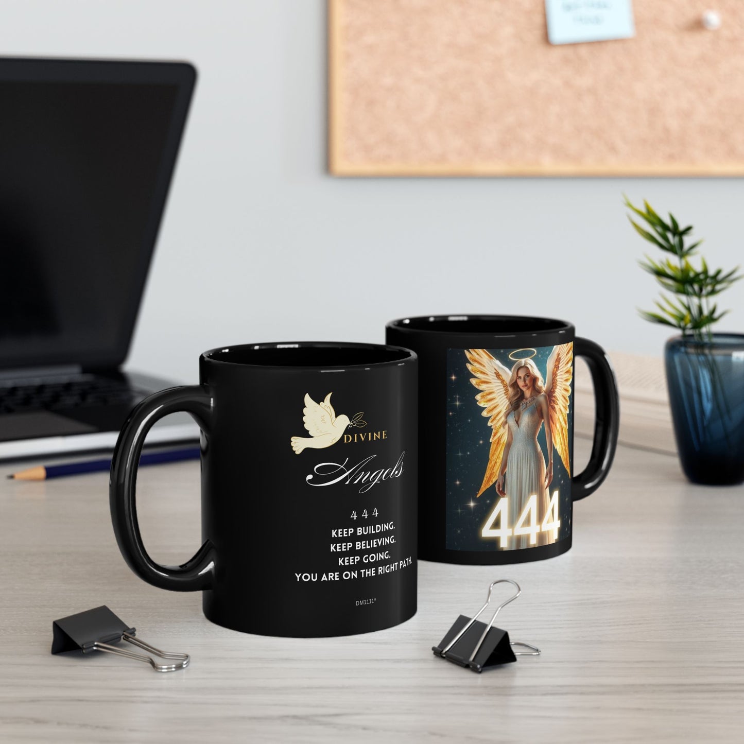 DM1111 "444" Divine Angels Mug (11oz, 15oz)