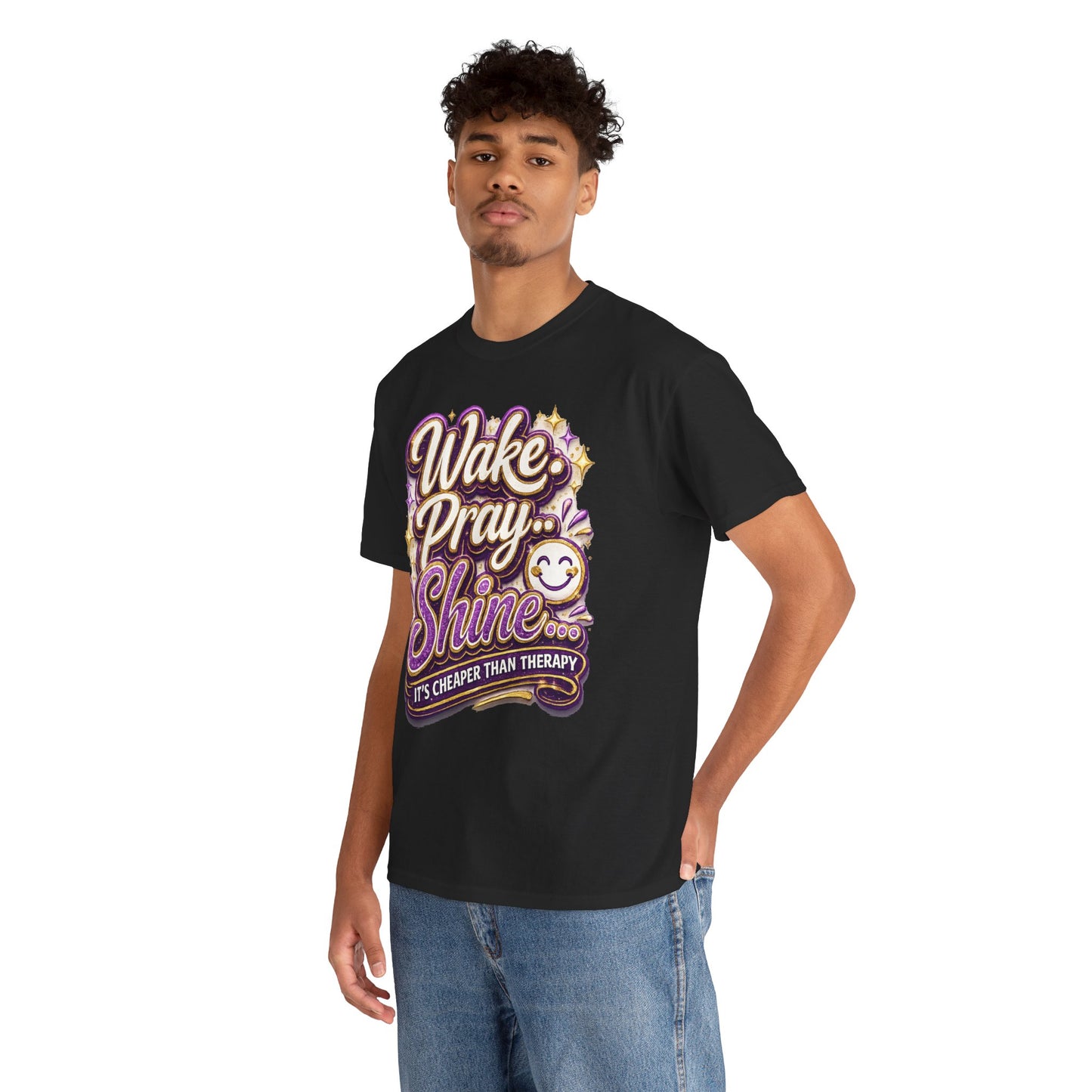 "Wake, Pray, Shine" T-Shirt by DM1111