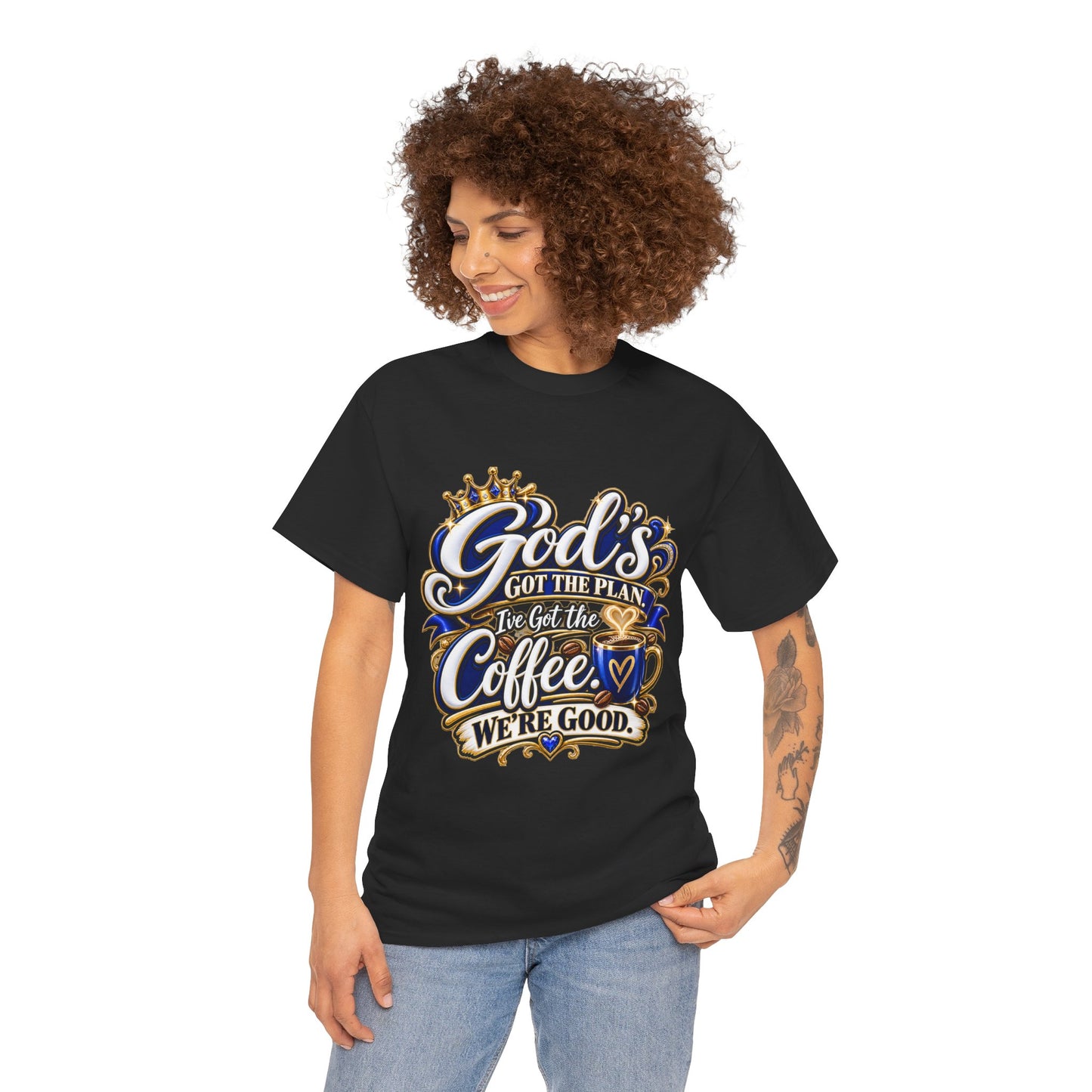 "God's Got The Plan, DF" T-Shirt by DM1111