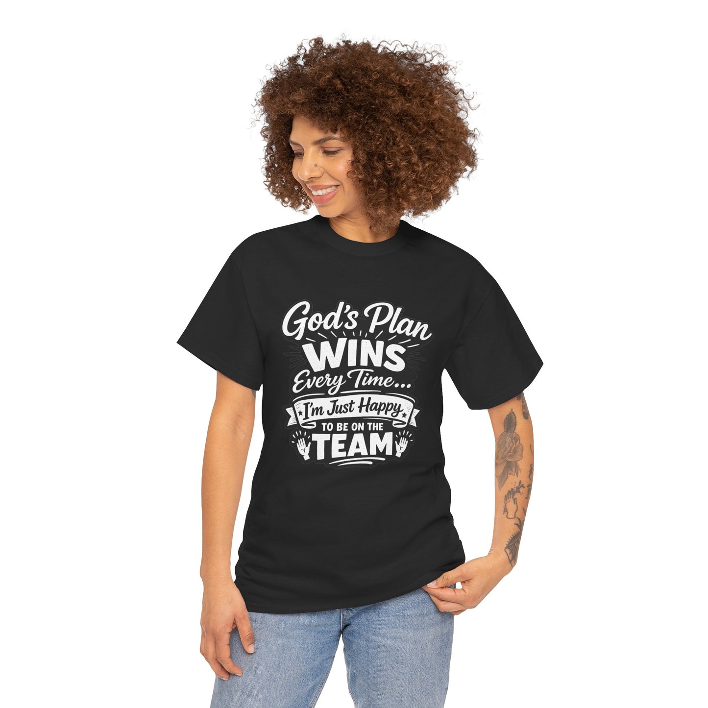 "God's Plan Wins", DF Divine Faith T-Shirt by DM1111