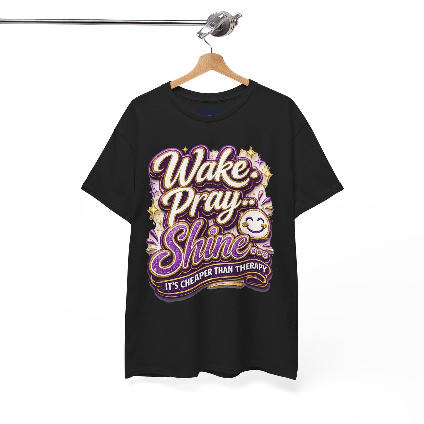 "Wake, Pray, Shine" T-Shirt by DM1111