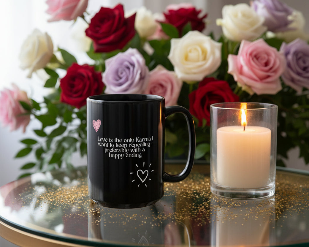 DM1111 "Love Is The Only Karma" Love Mug (11oz, 15oz)