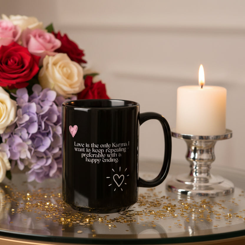 DM1111 "Love Is The Only Karma" Love Mug (11oz, 15oz)