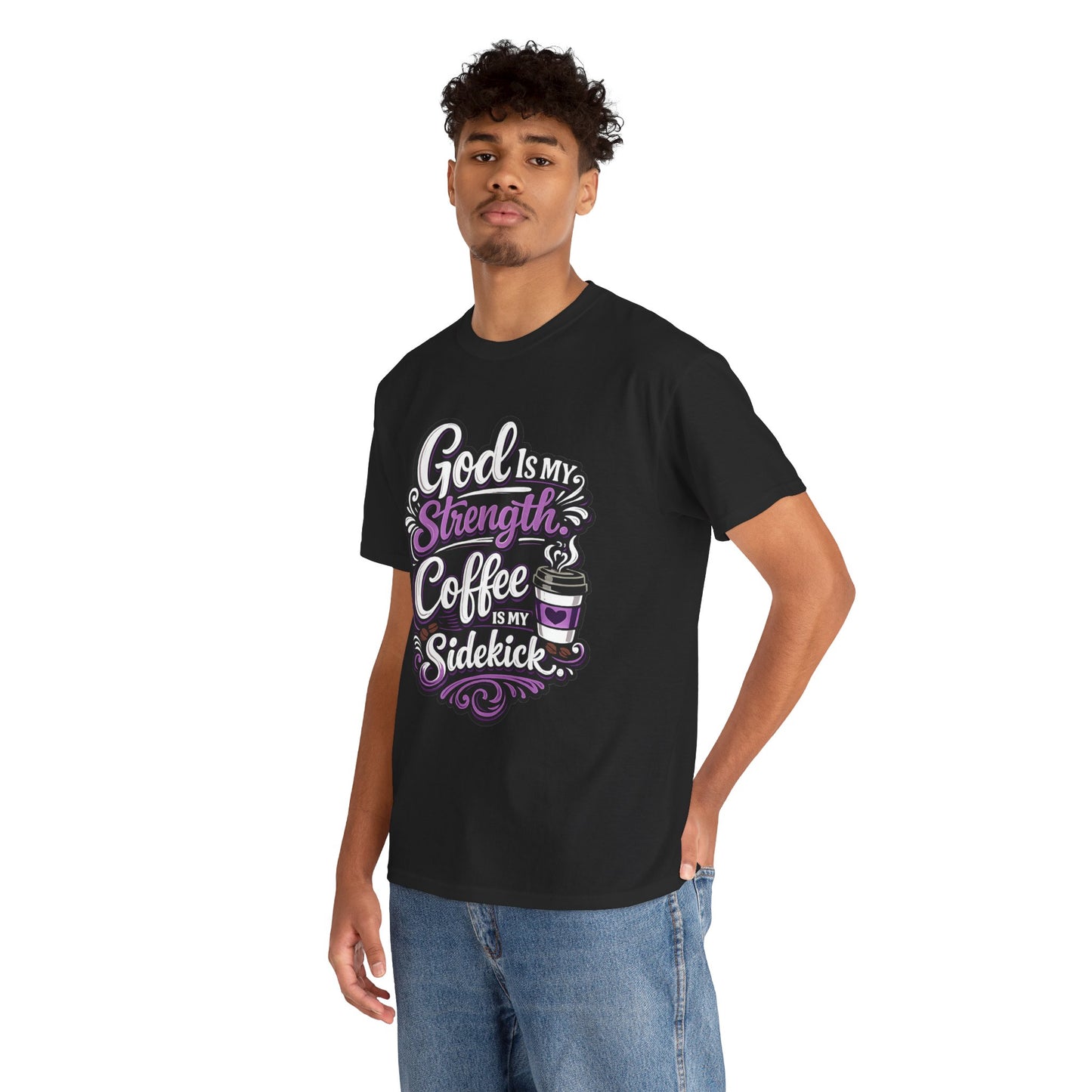 "God Is My Strength" T-Shirt by DM1111