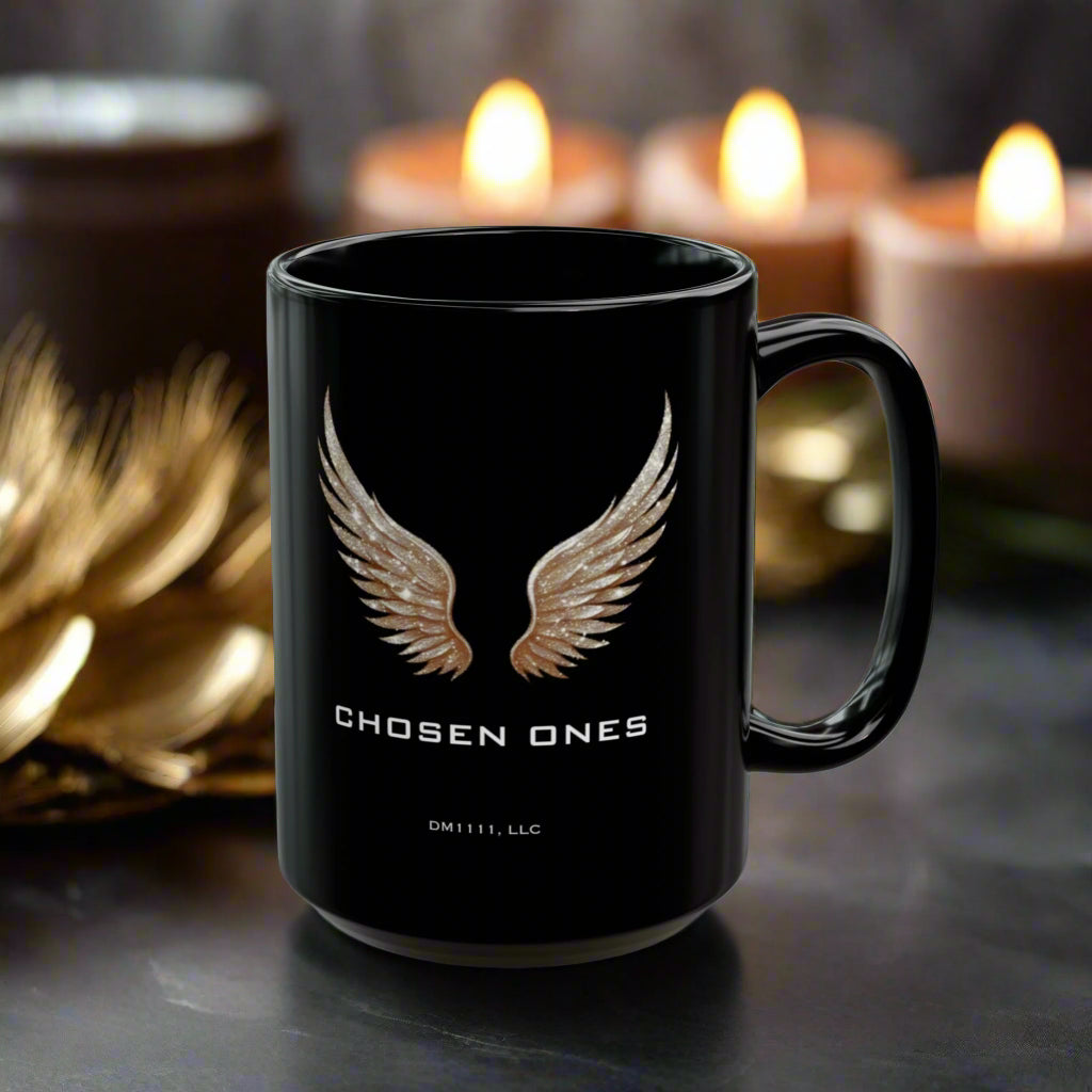 Chosen Ones Official DM1111 Black Mug (11oz, 15oz)