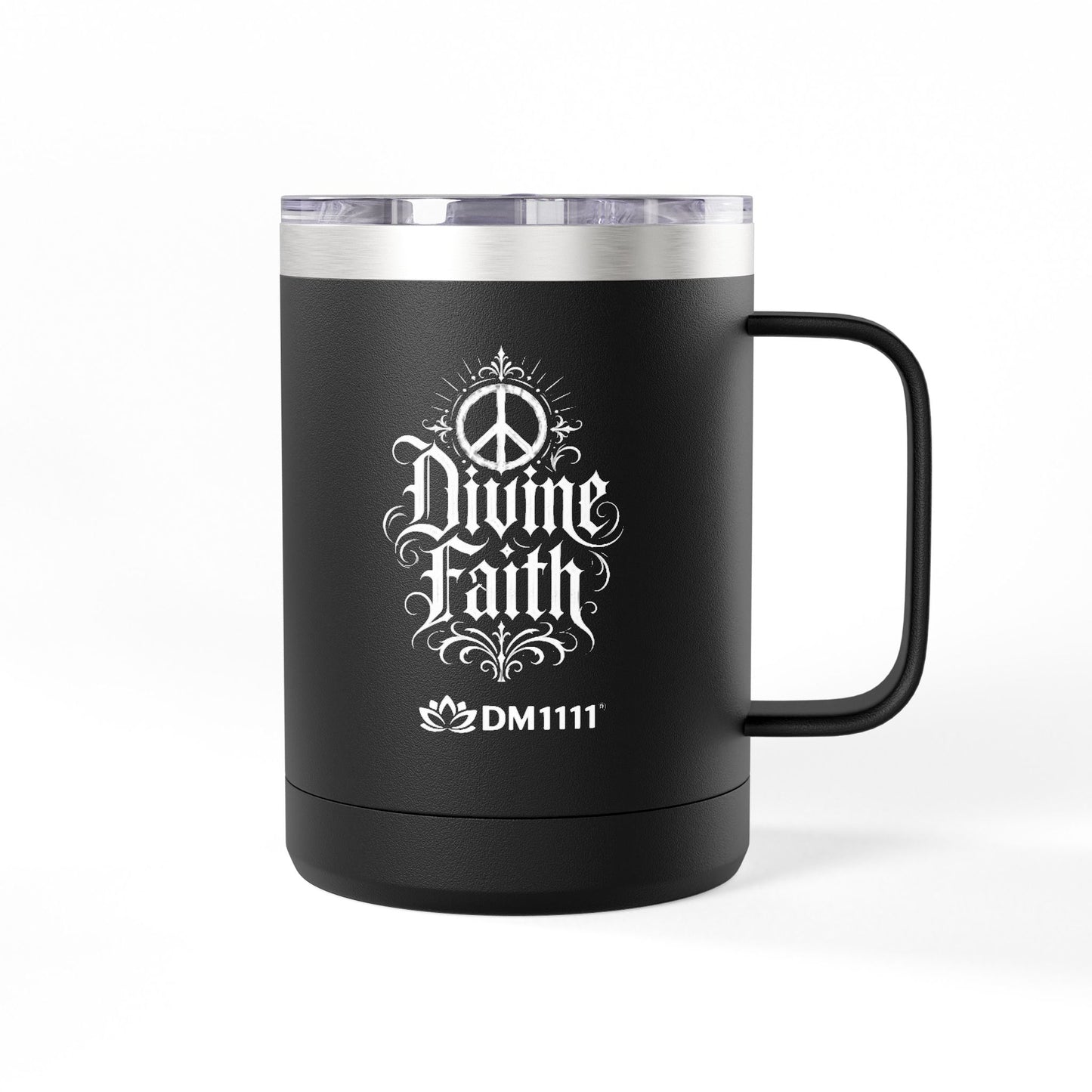 "God’s Plan Wins, DF" 15oz Insulated Travel Mug