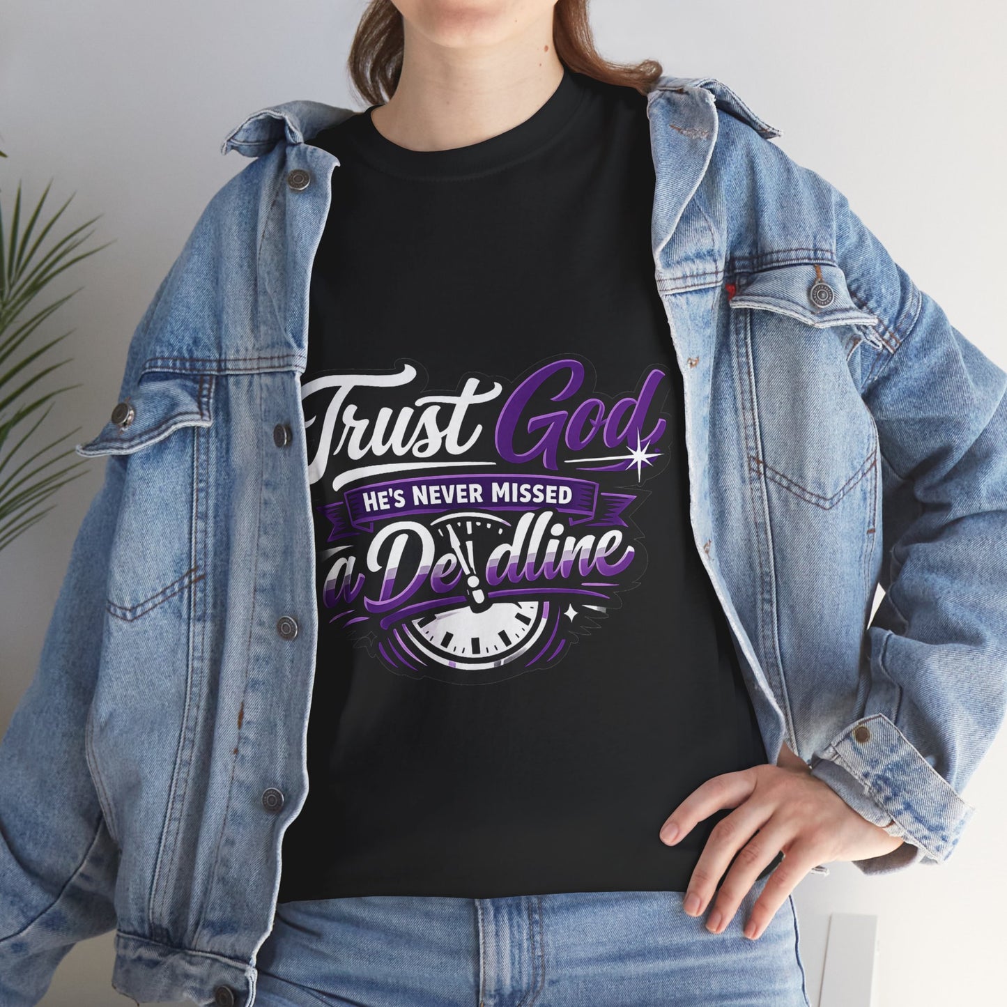 "Trust God, He's Never Missed", DF Divine Faith T-Shirt by DM1111