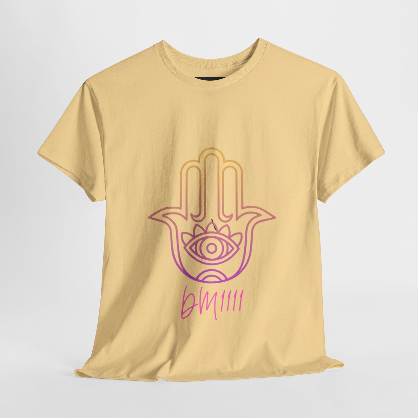 Multi Color Hamsa Hand DM1111 Unisex Heavy Cotton Tee