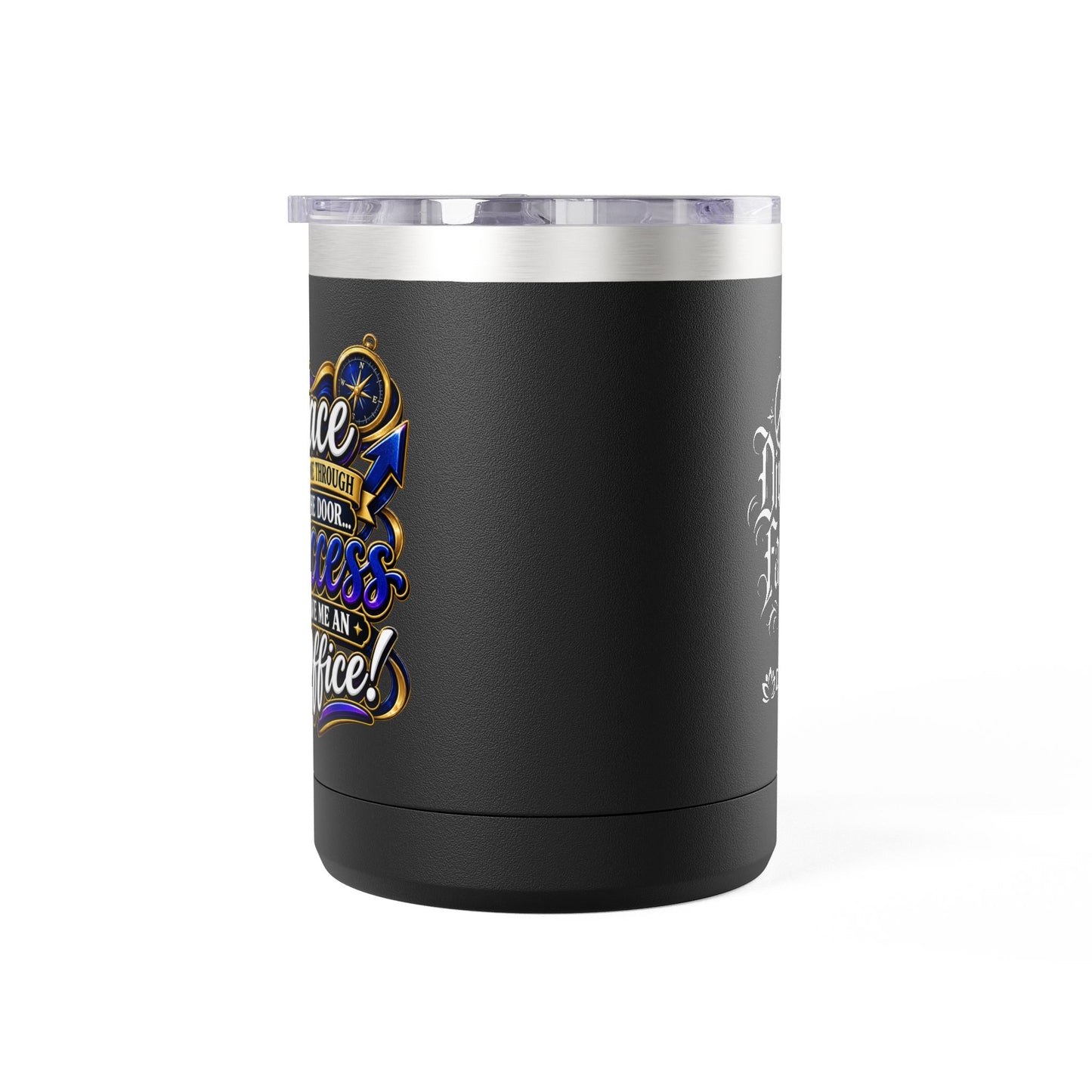 "Grace Got Me Through, DF" 15oz Insulated Travel Mug