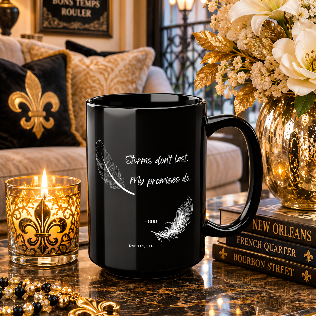 "Storms Don't Last" DM1111 Divine Faith Mug (11oz, 15oz)