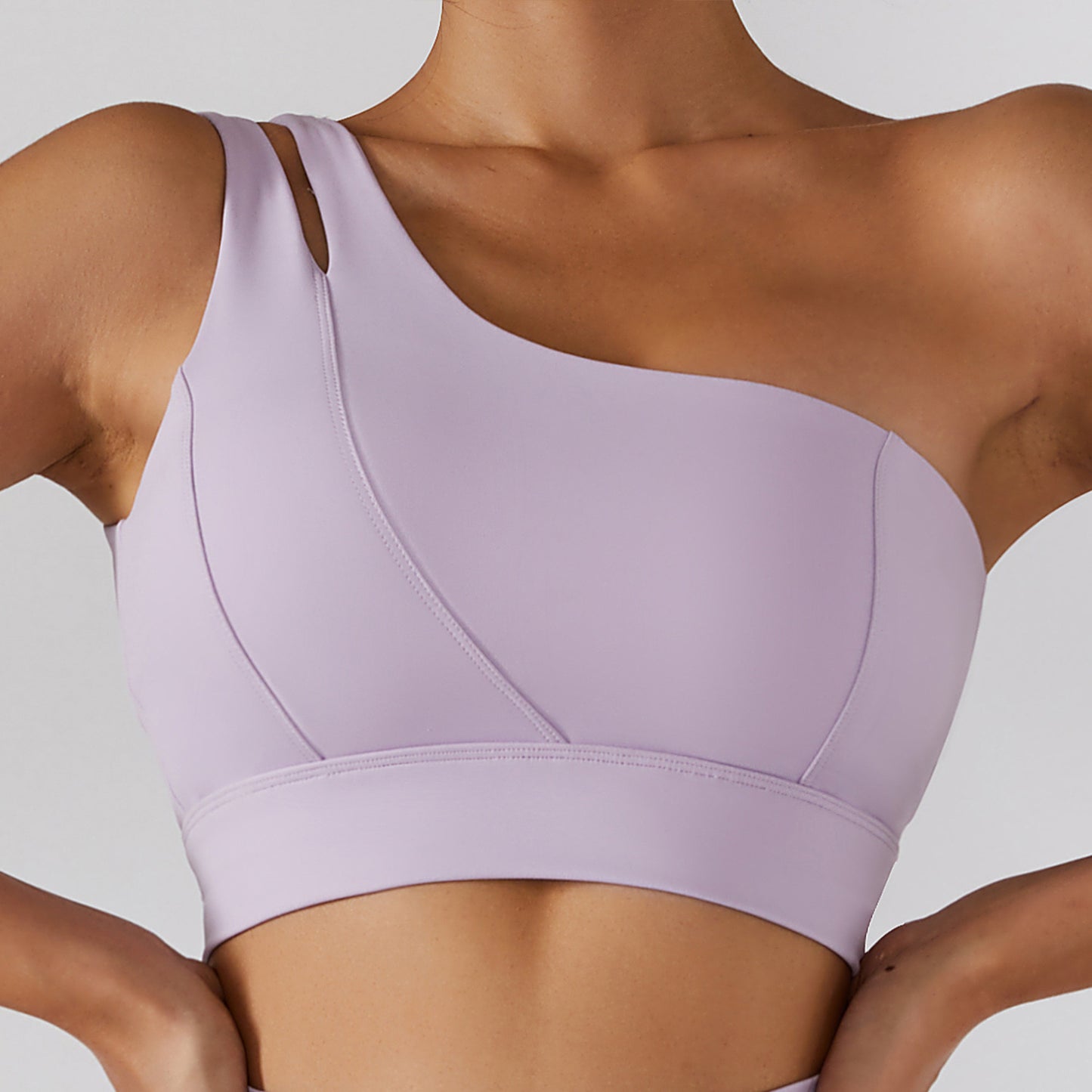 One Piece Rib Shoulder Yoga Beauty Back Bra