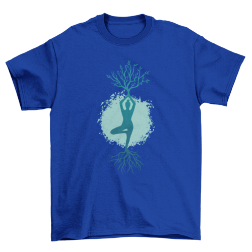 Yoga Woman Tree T-shirt