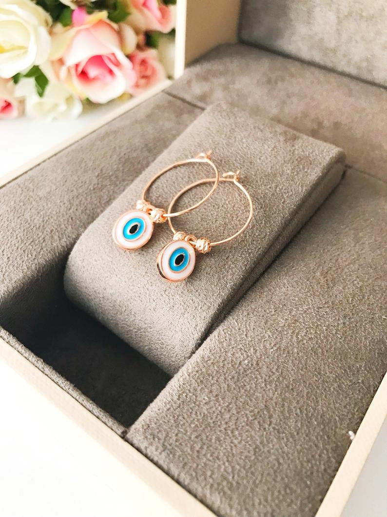 Evil Eye Dangle Earrings