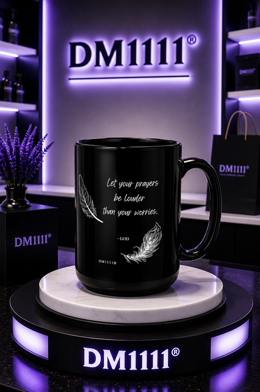"Let Your Prayers Be Louder" DM1111 Divine Faith Mug (11oz, 15oz)