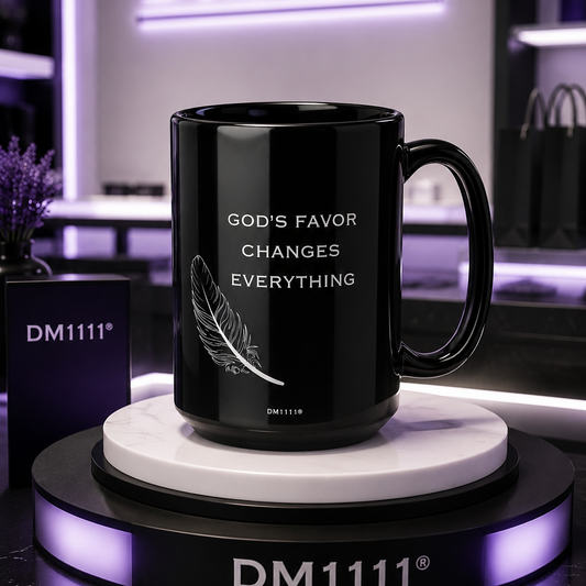 "God's Favor" DM1111 Divine Faith Mug (11oz, 15oz)