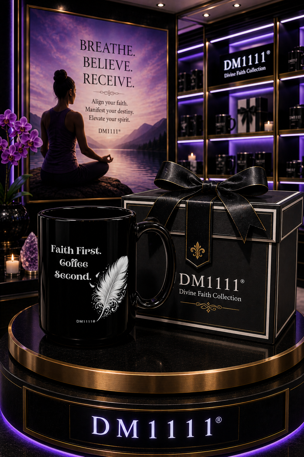"Faith First. Coffee Second." DM1111 Mug (11oz, 15oz)