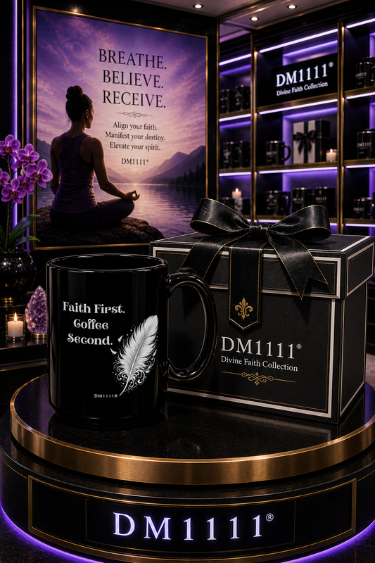 "Faith First. Coffee Second." DM1111 Mug (11oz, 15oz)