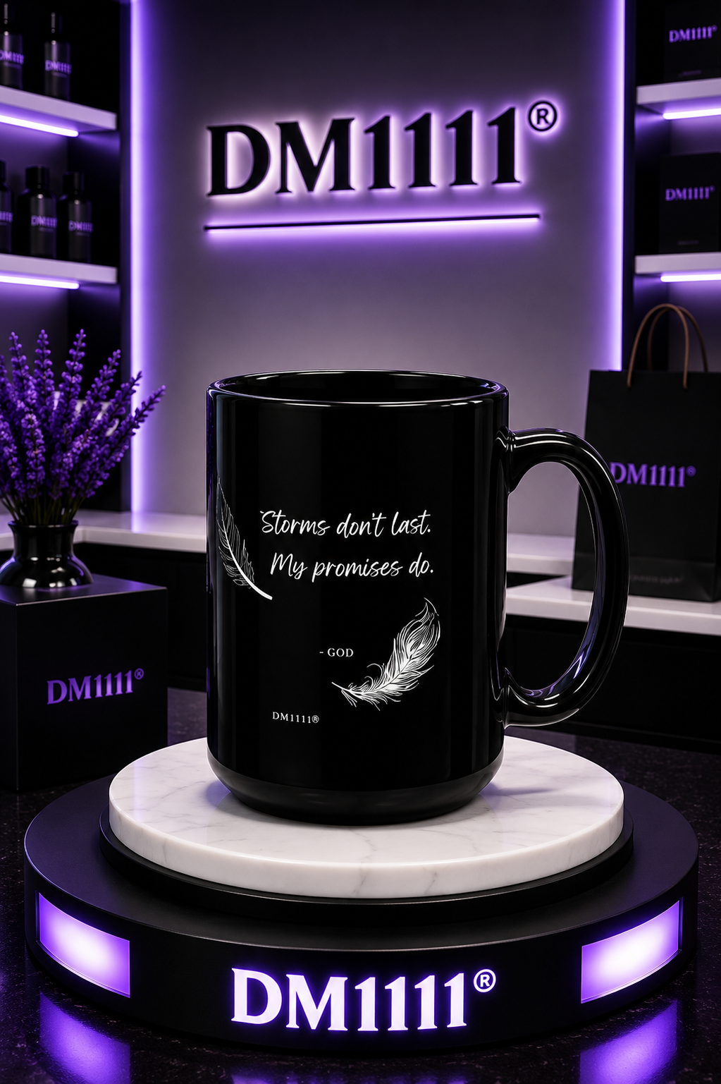 "Storms Don't Last" DM1111 Divine Faith Mug (11oz, 15oz)