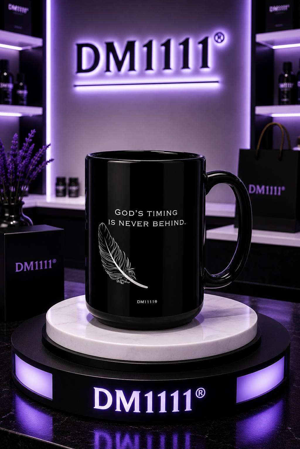 "God's Timing" DM1111 Divine Faith Mug (11oz, 15oz)