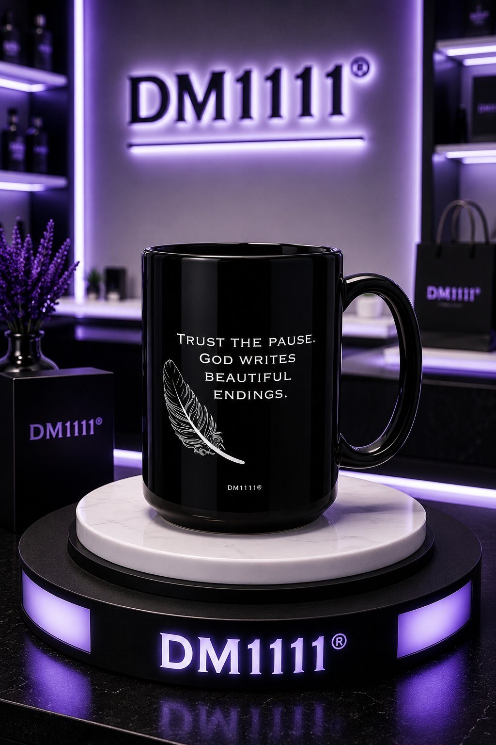 "Trust The Pause" DM1111 Divine Faith Mug (11oz, 15oz)
