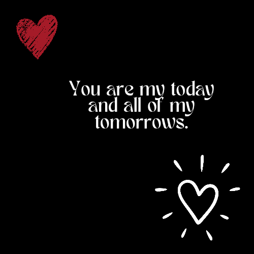 11:11 Love Flame - "You Are My Today and Tomorrow" 11oz Glass Candle