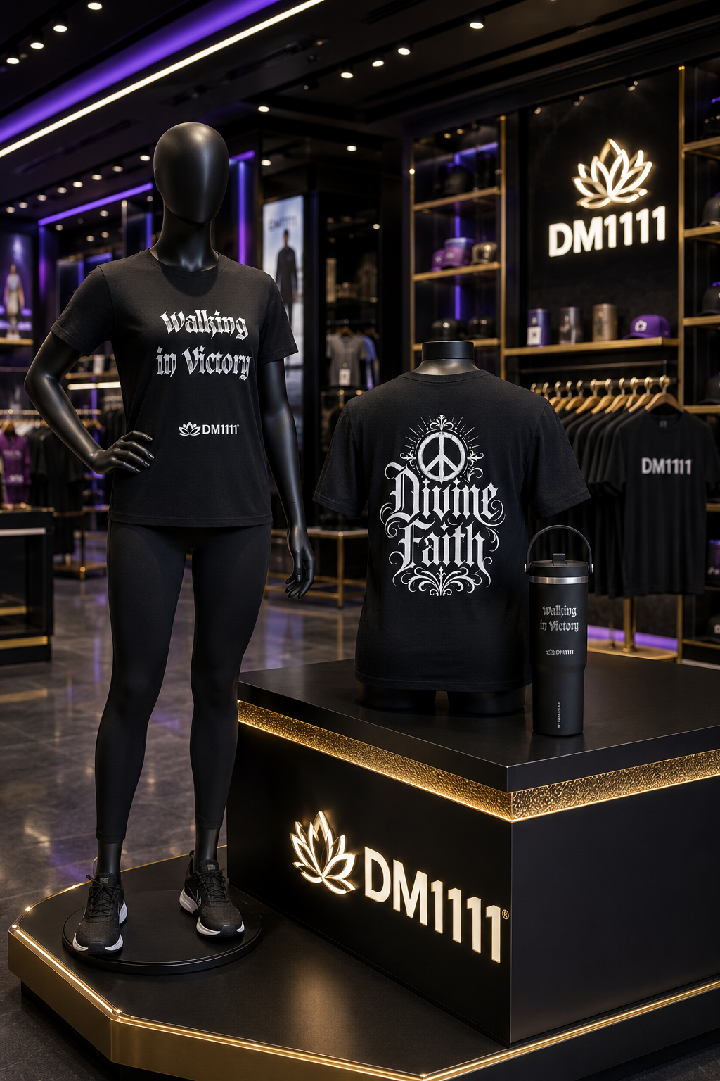 "Walking In Victory" T-Shirt by DM1111